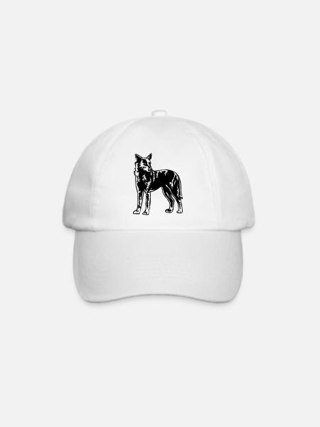 Hollandse Herder - Baseballkappe - Weiß/Weiß