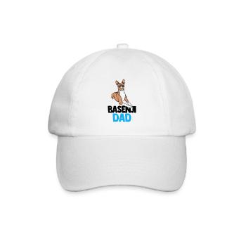 Basenji - Baseballkappe - Weiß/Weiß - Vorne