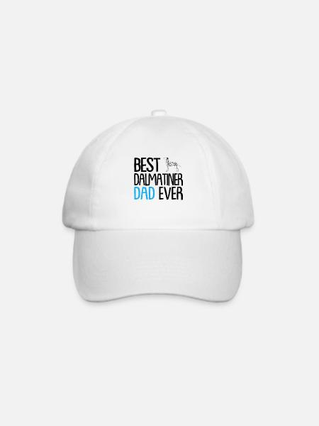Dalmatiner - Baseballkappe - Weiß/Weiß