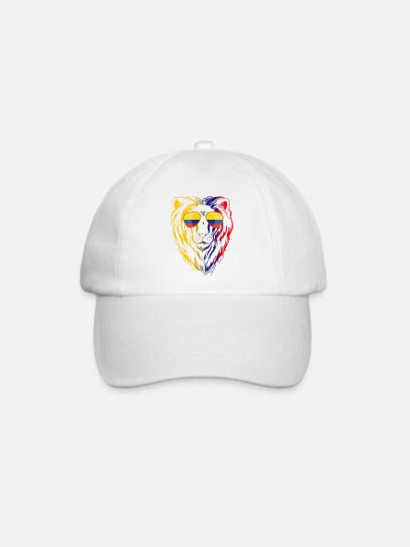 Kolumbien - Baseballkappe - Weiß/Weiß