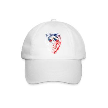 Tschechische Republik - Baseballkappe - Weiß/Weiß - Vorne