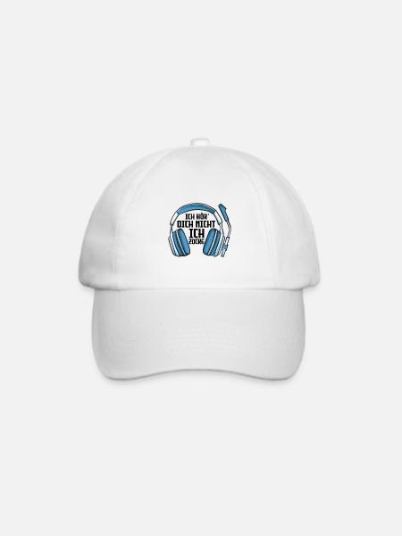 Gaming - Baseballkappe - Weiß/Weiß