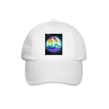 Lgbtq World - Baseballkappe - Weiß/Weiß - Vorne