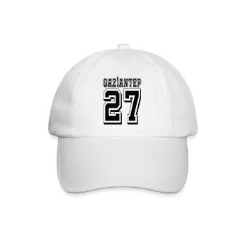 Gaziantep 27 - Baseballkappe - Weiß/Weiß - Vorne