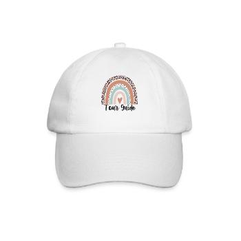 Reiseleiter Rainbow Leopard Funny Tour Guide Geschenk - Baseballkappe - Weiß/Weiß - Vorne