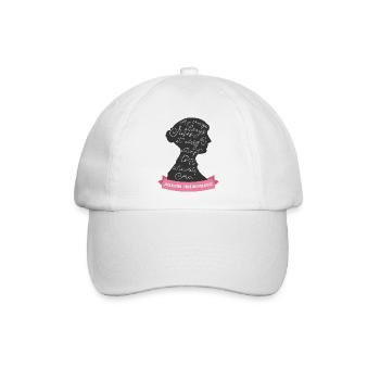 Stolz und Vorurteil Zitat I - Jane Austen - Baseballkappe - Weiß/Weiß - Vorne