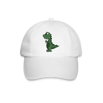 Dino 11 - Baseballkappe - Weiß/Weiß - Vorne