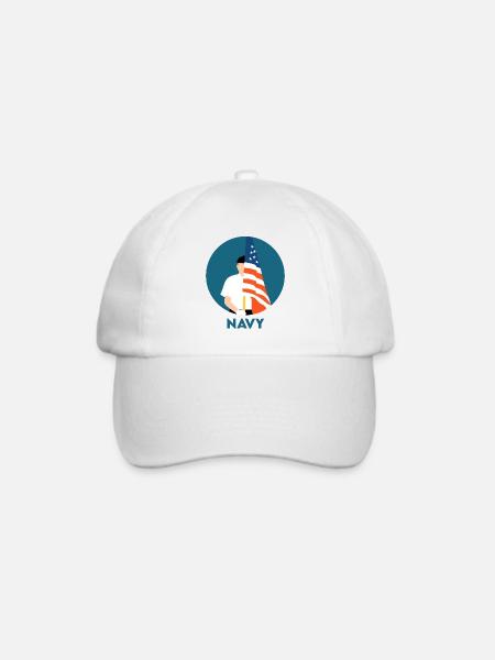 Kriegsmarine - Baseballkappe - Weiß/Weiß
