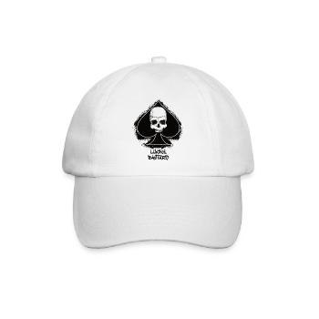 Lucky Bastard - Baseballkappe - Weiß/Weiß - Vorne