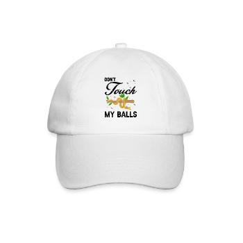 Königspython Design für Schlangen Liebhaber - Baseballkappe - Weiß/Weiß - Vorne