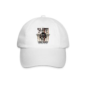 US Army Kampf Techniker - Baseballkappe - Weiß/Weiß - Vorne