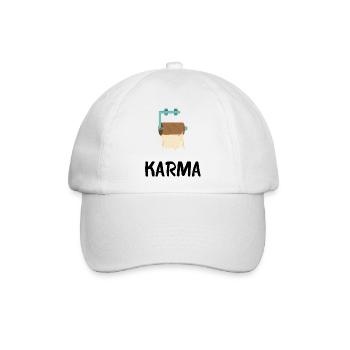 KARMA - Baseballkappe - Weiß/Weiß - Vorne
