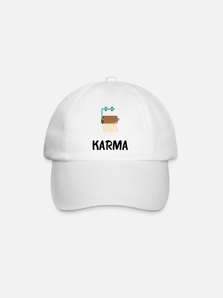 KARMA - Baseballkappe - Weiß/Weiß