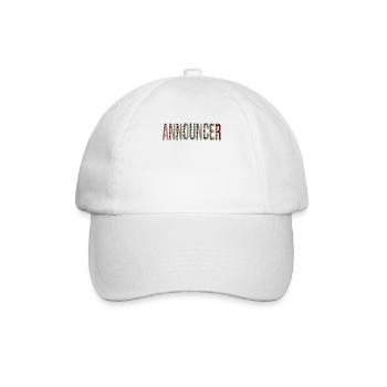 Ansager - Baseballkappe - Weiß/Weiß - Vorne