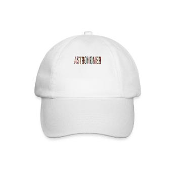 Astronom - Baseballkappe - Weiß/Weiß - Vorne