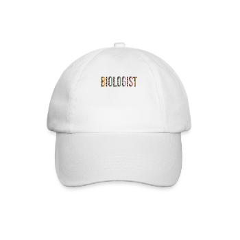 Biologe - Baseballkappe - Weiß/Weiß - Vorne