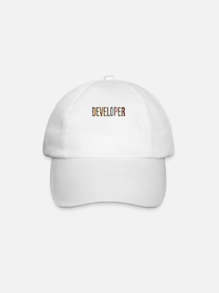 Entwickler - Baseballkappe - Weiß/Weiß