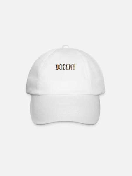 Dozent - Baseballkappe - Weiß/Weiß