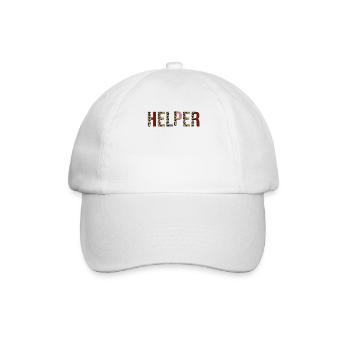 Helfer - Baseballkappe - Weiß/Weiß - Vorne