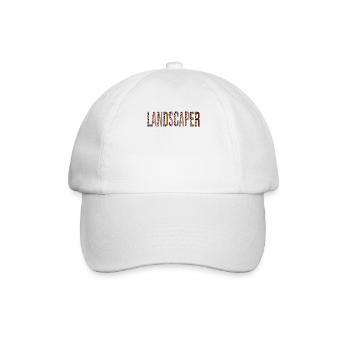 Landschaftsgärtner - Baseballkappe - Weiß/Weiß - Vorne