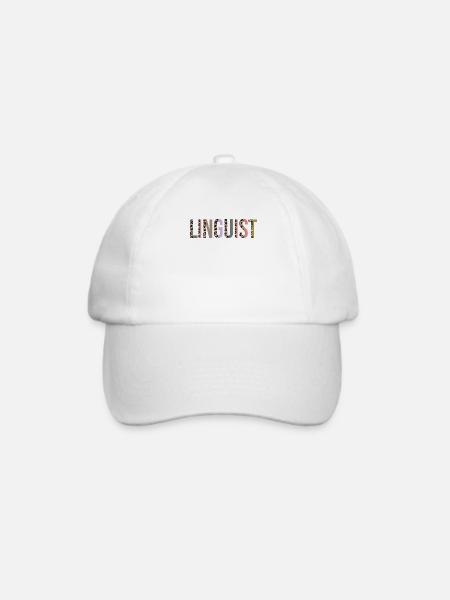 Linguist - Baseballkappe - Weiß/Weiß
