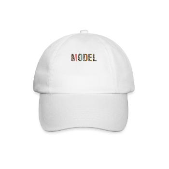 Modell - Baseballkappe - Weiß/Weiß - Vorne