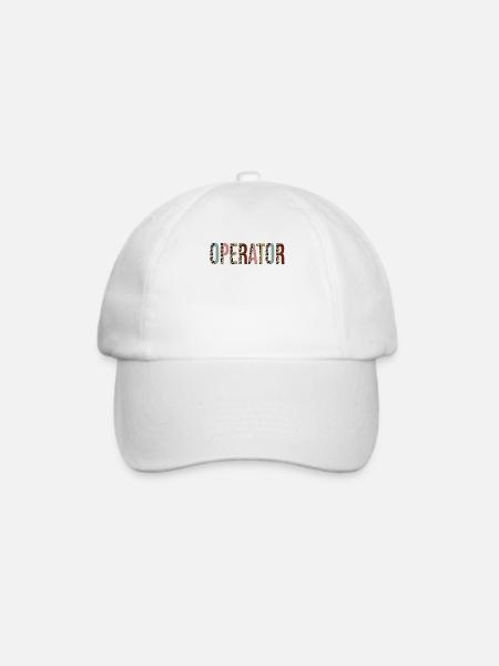 Operator - Baseballkappe - Weiß/Weiß