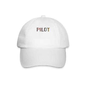 Pilot - Baseballkappe - Weiß/Weiß - Vorne
