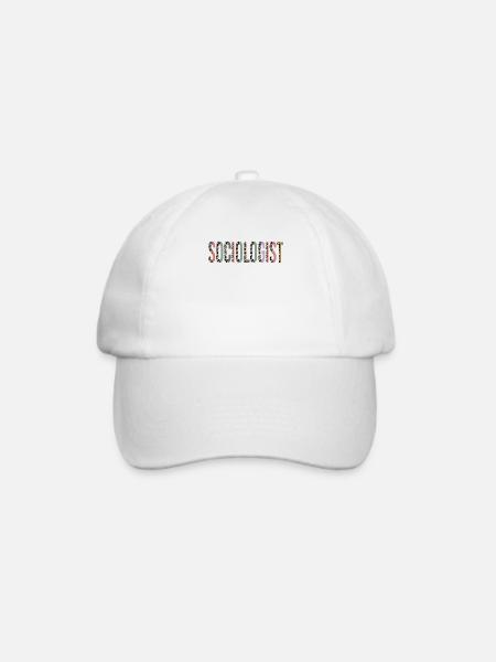 Soziologe - Baseballkappe - Weiß/Weiß