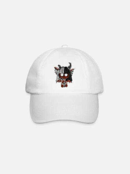 devil - Baseballkappe - Weiß/Weiß