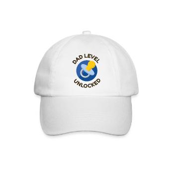 Papa Level - Baseballkappe - Weiß/Weiß - Vorne