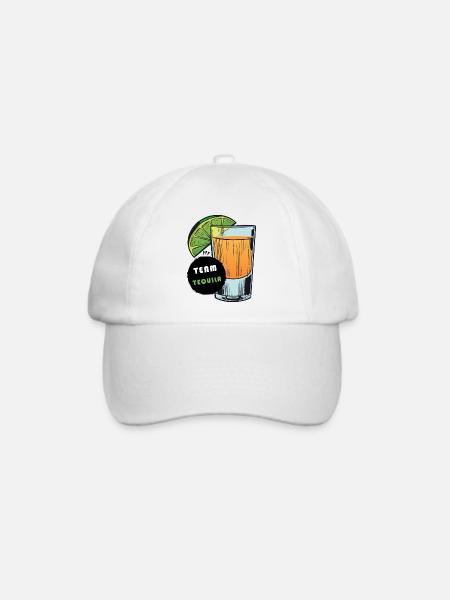 Team Tequila - Baseballkappe - Weiß/Weiß