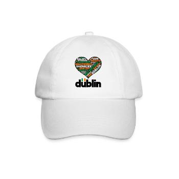 Dublin - Baseballkappe - Weiß/Weiß - Vorne