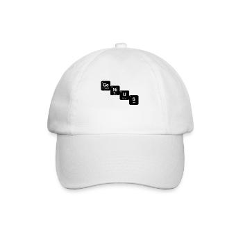Genius blk - Baseballkappe - Weiß/Weiß - Vorne