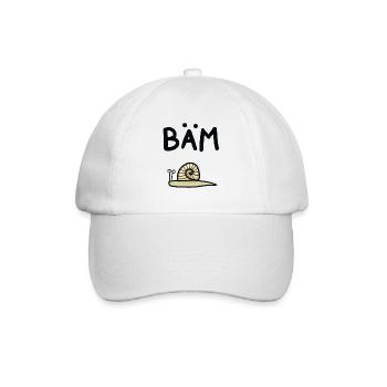 BÄM - Baseballkappe - Weiß/Weiß - Vorne