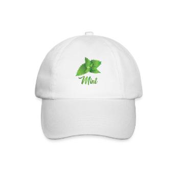 Minze - Baseballkappe - Weiß/Weiß - Vorne