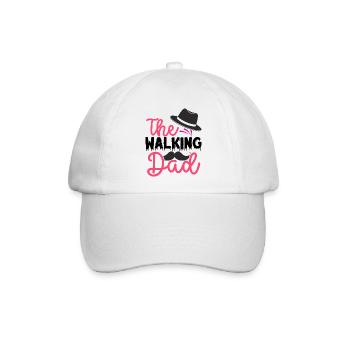 Der wandelnde Vater - Baseballkappe - Weiß/Weiß - Vorne