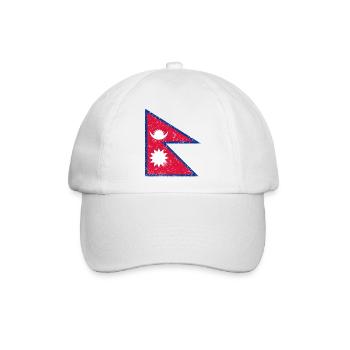 Nepal Vintage - Baseballkappe - Weiß/Weiß - Vorne