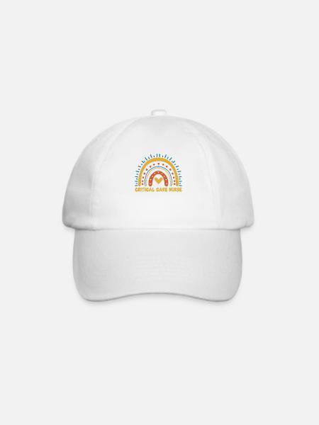 Niedliches Intensivpfleger Design - Baseballkappe - Weiß/Weiß