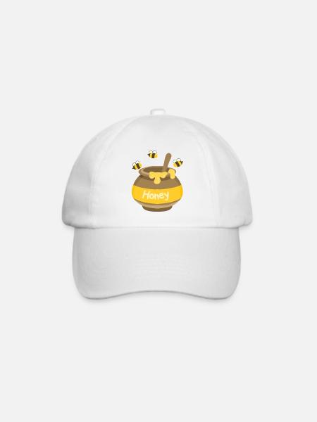 Honey - Baseballkappe - Weiß/Weiß
