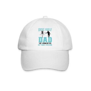 Frisbee Design - Baseballkappe - Weiß/Weiß - Vorne