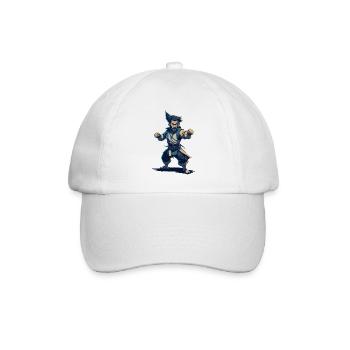 Jew Jitsu Hilarious Jiu Jitsu Pun Martial Arts - Baseballkappe - Weiß/Weiß - Vorne