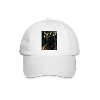Golden King - Baseballkappe - Weiß/Weiß - Vorne
