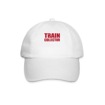 Modelleisenbahn Sammler - Baseballkappe - Weiß/Weiß - Vorne