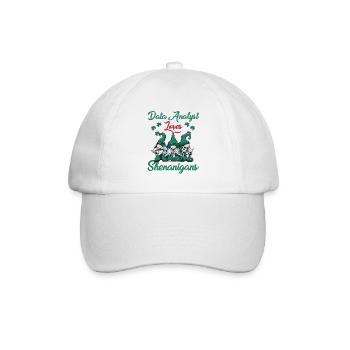 Datenanalyst St. Patrick's Day - Baseballkappe - Weiß/Weiß - Vorne
