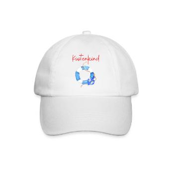 Küstenkind - Baseballkappe - Weiß/Weiß - Vorne