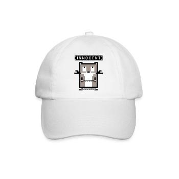 Gefängnishamster - Baseballkappe - Weiß/Weiß - Vorne