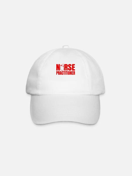 Krankenschwester Geschenk - Baseballkappe - Weiß/Weiß