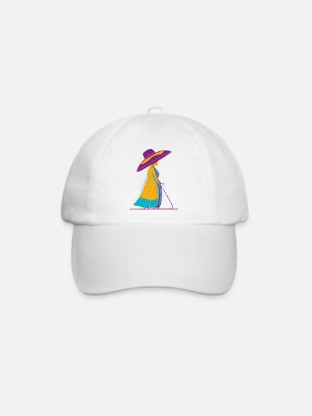 Kindermädchen - Baseballkappe - Weiß/Weiß