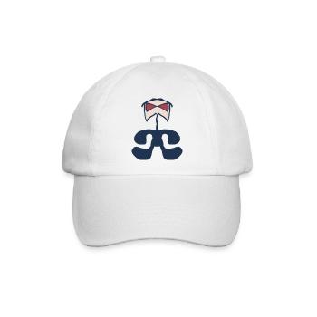 Alien - Baseballkappe - Weiß/Weiß - Vorne